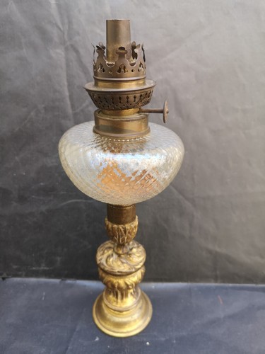 Lampe pétrole toupie piano