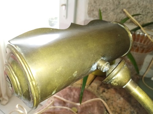 Rare lampe piano signée - de,